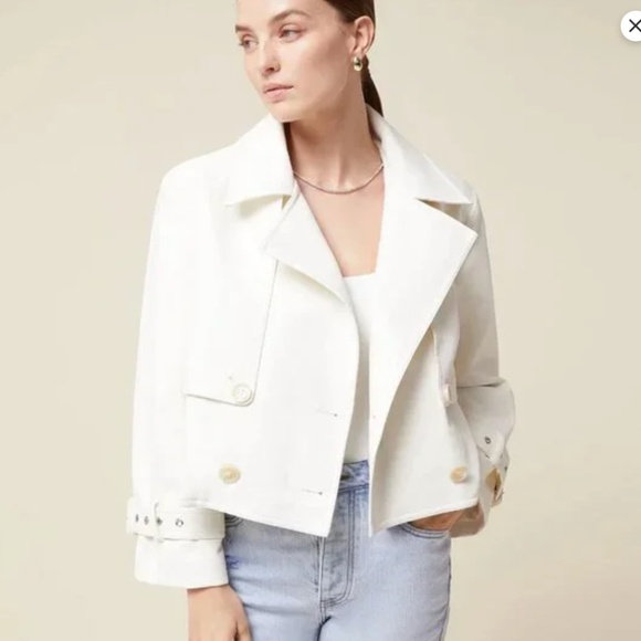 Rachel Parcell Vegan Leather Jacket - Picture 1 of 4